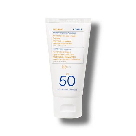KORRES - YOGHURT Αντηλιακή Κρέμα Προσώπου & Ματιών SPF50 - 50ml